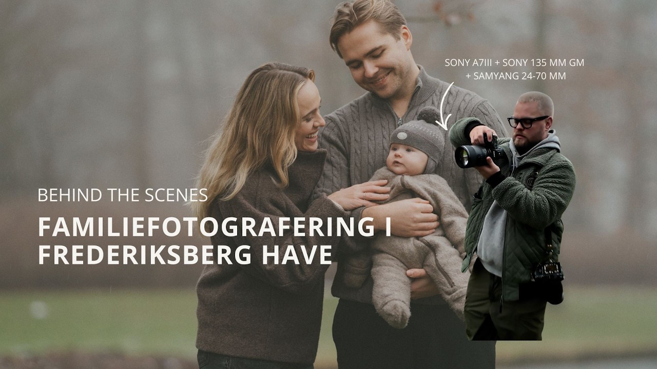 Familiefotografering i Frederiksberg Have - Behind The Scenes