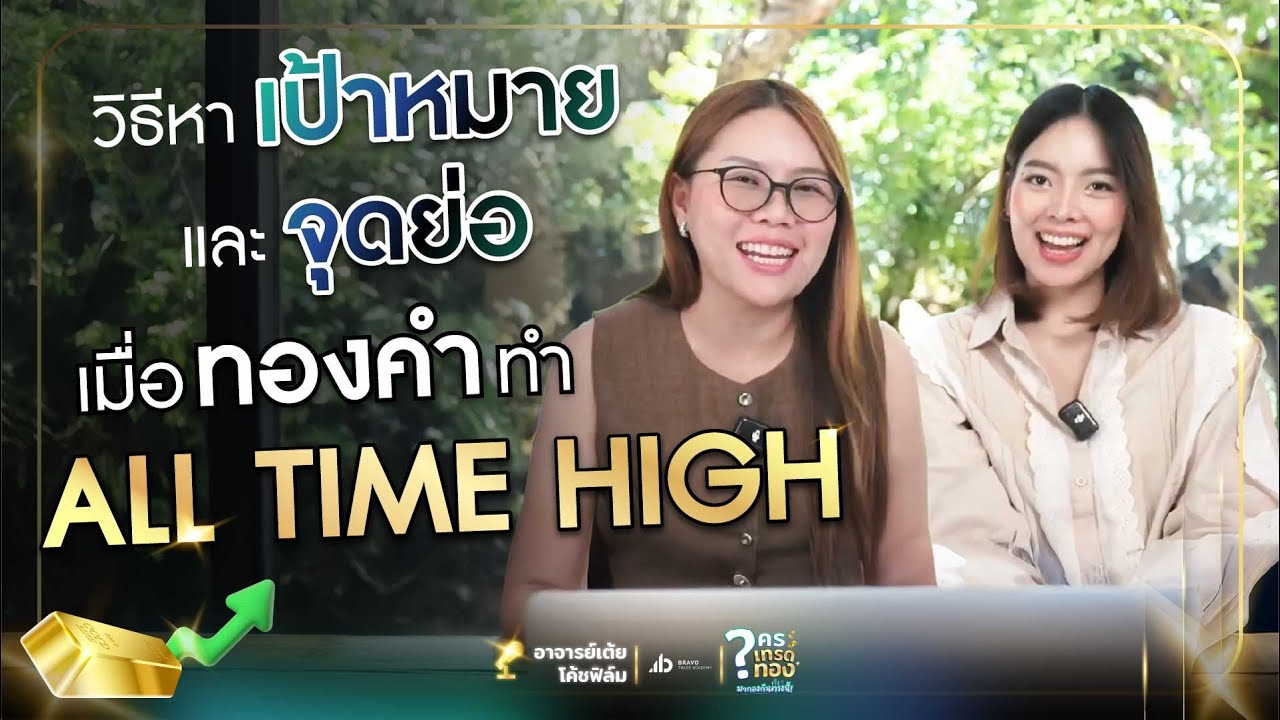 วิธีหาเป้าหมาย และจุดย่อ เมื่อทองคำทำ All Time High | ใครเทรดทองมากองกันตรงนี้ 