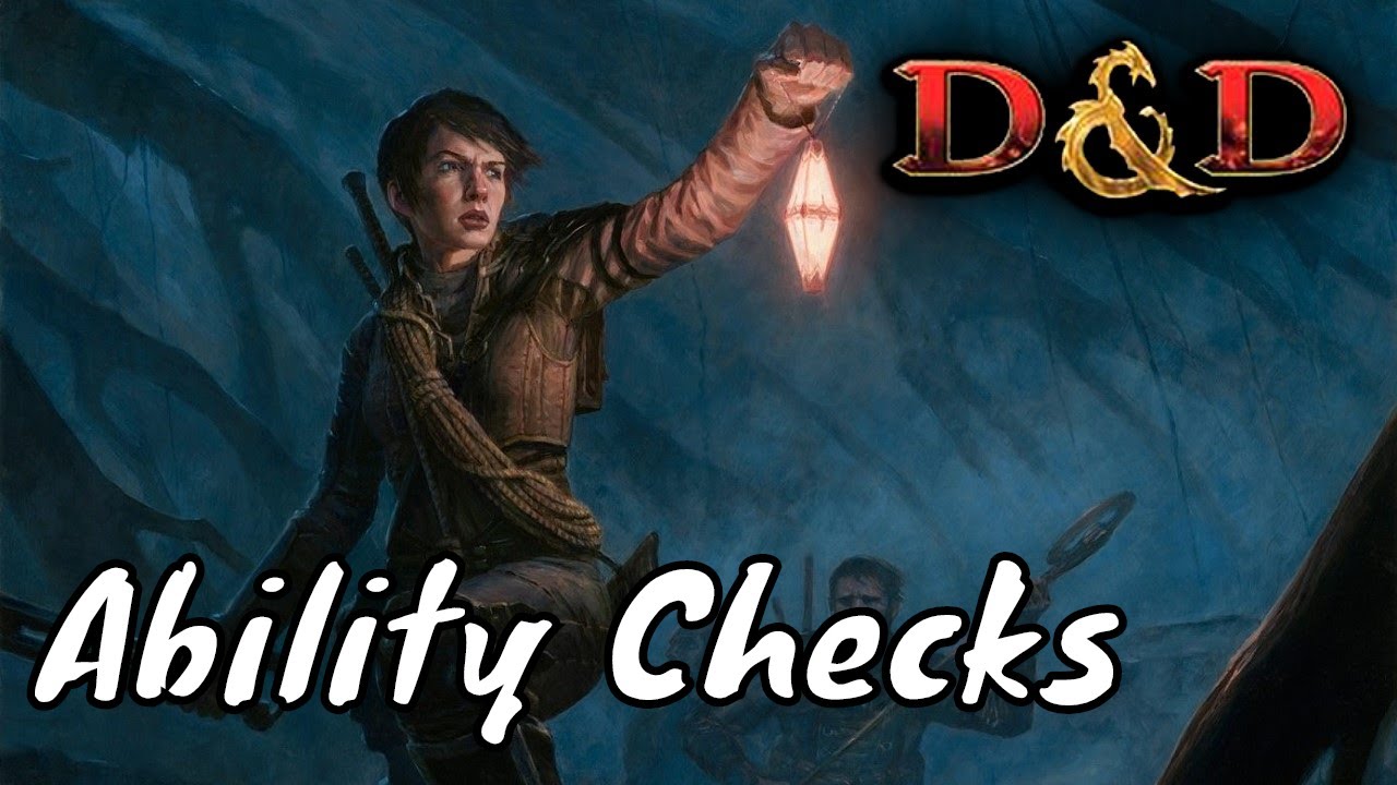 D&D (5e): Ability Checks - YouTube