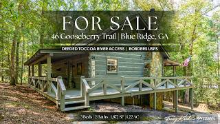 THE DOVETAIL COTTAGE | BLUE RIDGE, GA 🏡🌲 TOCCOA RIVER ACCESS   USFS BACKYARD