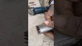 #homemade #steel  #cricle #drill #saw #drillbit #experiment #shorts