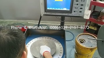 Saw Blade Body Dynamic Balancing