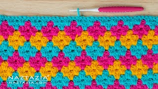 DIAMOND GRANNY STITCH Crochet Pattern  Double Crochet with Color Changes