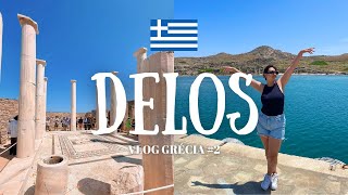 VLOG GRÉCIA #2 Ilha de Delos 🇬🇷