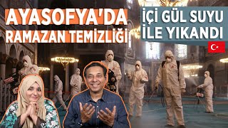 Aya Sofya Ramazan ayı öncesi gül suyu ile temizlik - Pakistani Reaction