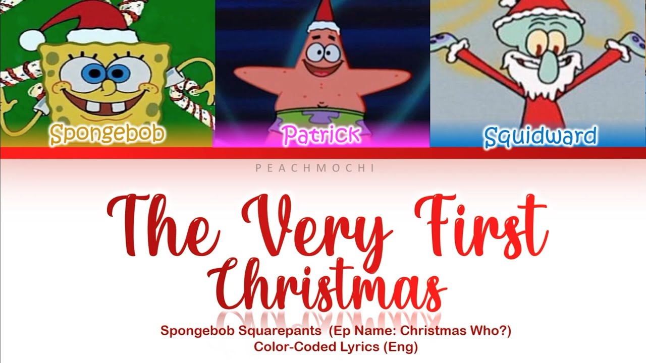 Spongebob | The Very First Christmas | Color-Coded Lyrics Spongebob | The Very First Christmas | Color-Coded Lyrics
