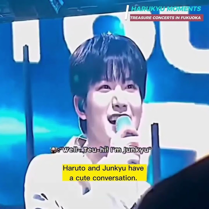 HARUKYU's cute conversation ..in japanese #treasure #haruto #junkyu #shorts