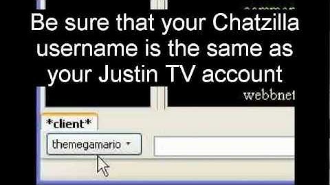 Justin.TV Chatzilla Tutorial - TheSpeedGamers