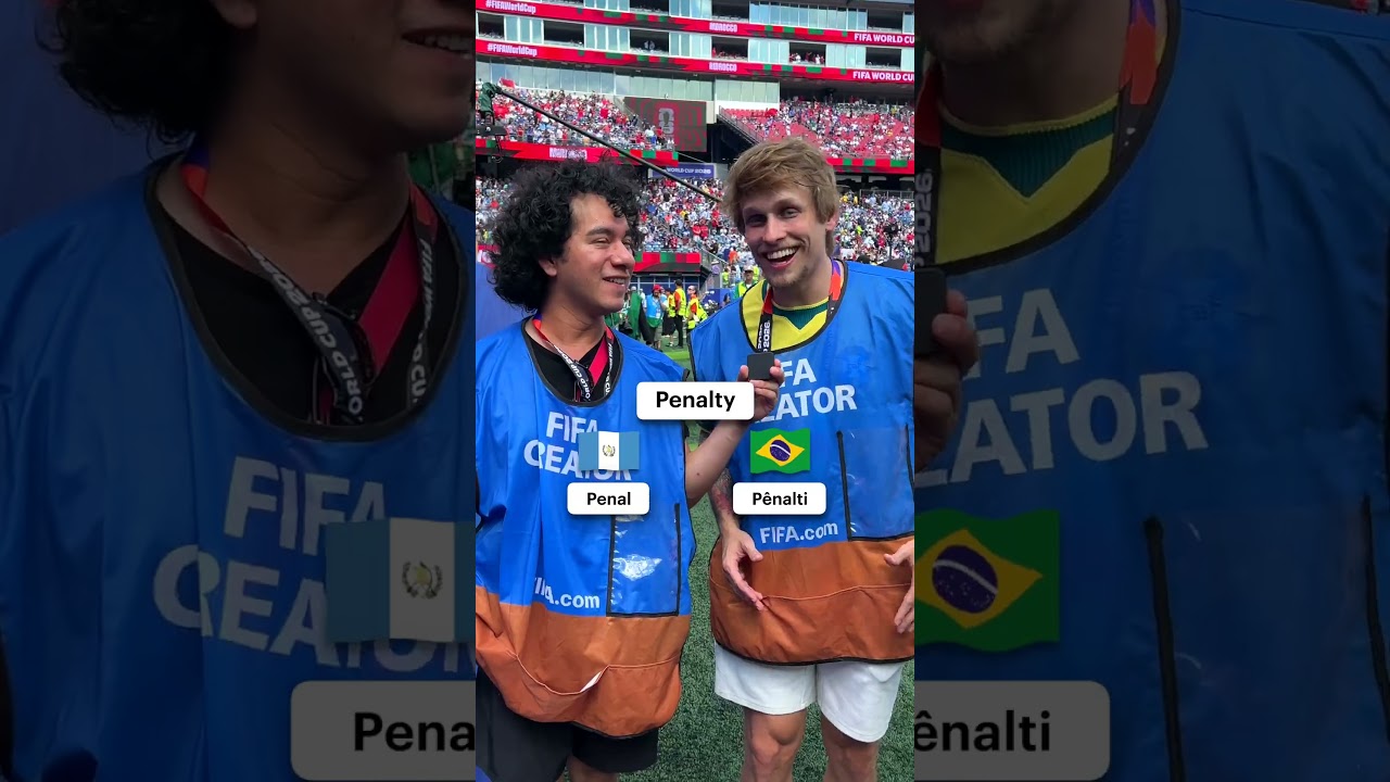 Spanish vs Portuguese Football Terms #ad
