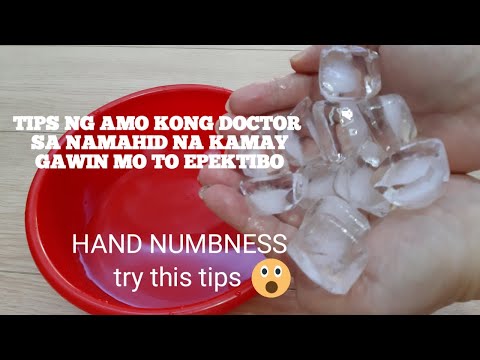 NAMAMANHID NA KAMAY TIPS NG AMO KONG DOCTOR |hand numbness | leonora leonor