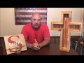 DIY Wooden Cross Shadow Box: Baseball display DIY Wooden Cross Shadow Box: Baseball display