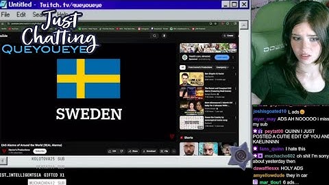 Quinn Reacts To Every End Of The World Alarm | Just Chatting | Queyoueye (450)