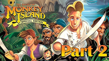 The Secret of Monkey Island Special Edition Part 2 - Evil Ghost Pirate Captured Governor Marley