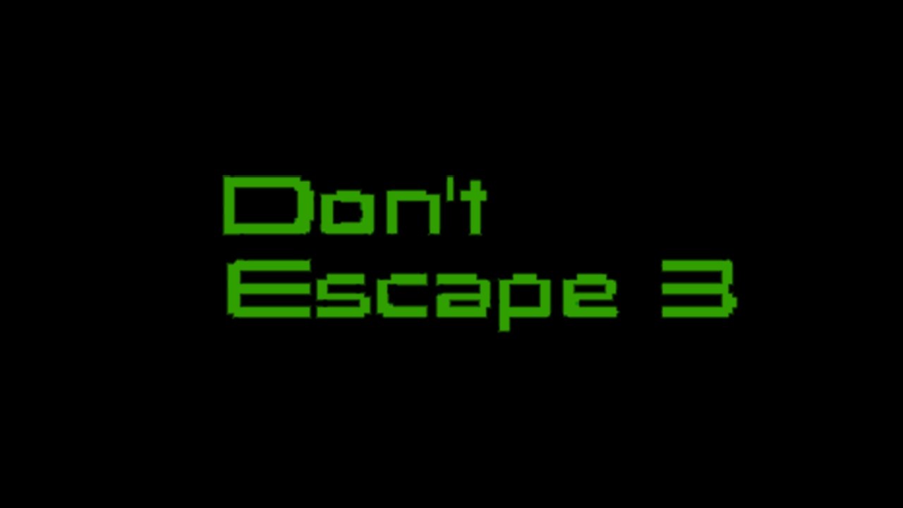 DON T ESCAPE 3 WALKTHROUGH YouTube don-t-escape-3-walkthrough-youtube