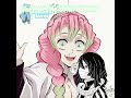 obamitsu 💘🌸💚🖤🤍 #demonslayer #chishiro #mitsurikanjori #kimetsunoyaiba #anime #obamitsu #obanai