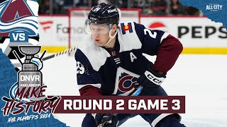 How do Mikko Rantanen and the Colorado Avalanche defend home ice against Dallas Stars in Game 3?