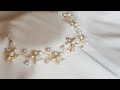 Boncuktan Kolay Gelin Tacı Yapımı - DIY Beaded Bridal Hair Vine