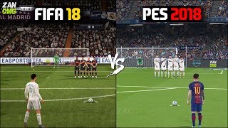 FIFA 18 vs PES 2018 Gameplay Comparison screenshot 5