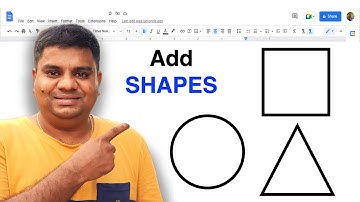 How To Add Shapes In Google Docs