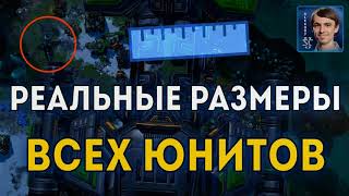 РЕАЛЬНЫЕ МАСШТАБЫ STARCRAFT II: Обзор терранов, зергов и протоссов