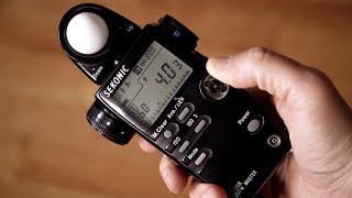 Learning how to use your Light Meter for film photography.