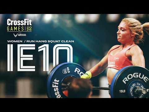 Women's Event 10: Run Hang Squat Clean