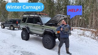 Land Rovers off road on snow and ice - Who doesn't make it out? by 4x4 Adventure Canada 5,092 views 3 months ago 26 minutes