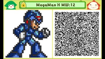 Pushmo: Mega Man X Custom Level 12 QR Code