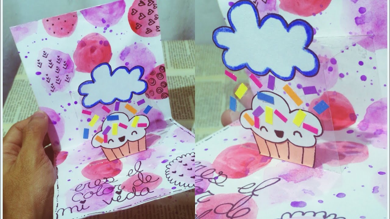 Diy Increible Tarjeta Pop Up De Cumpleaos Cookies In Diy Increible Tarjeta Pop Up De Cumpleaos Cookies In