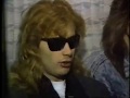 1987 Much Music   Megadeth Interview