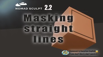 Nomad Sculpt - Straight Lines - Masking - Tube - Panel Lines - Tutorial (V2.2 - 15.8.2025)