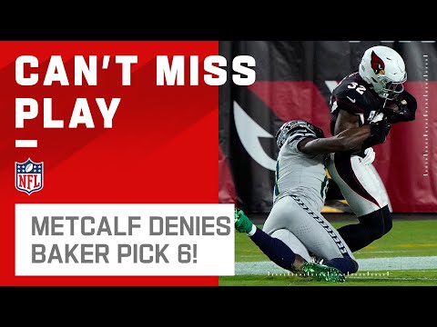 D.K. Metcalf Insane Chase Down Tackle on Budda Baker!