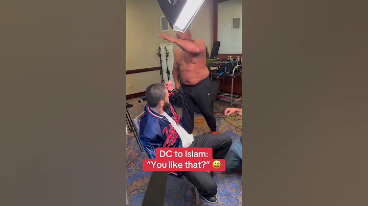 DC flexed on Islam 😂 #UFC302