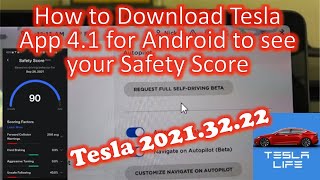 How to Install Tesla App 4.1 for Android to get your Safety Score screenshot 5