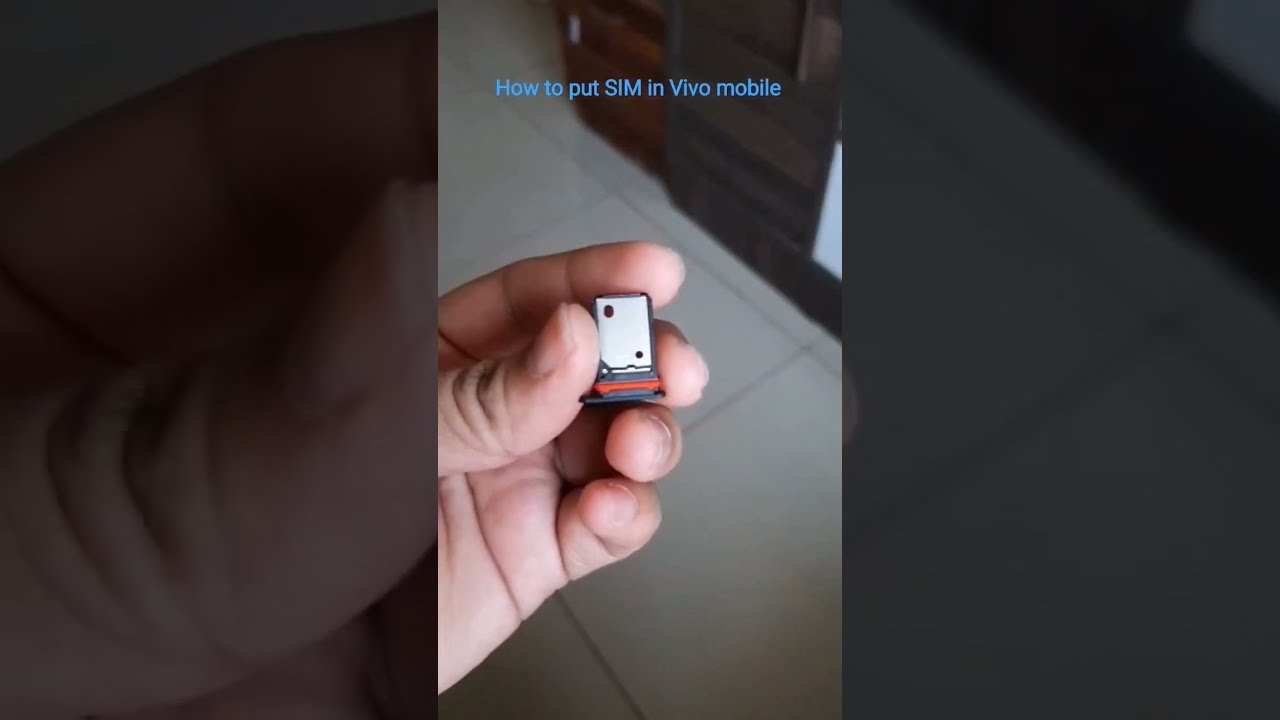 How To Insert A Sim Card In Vivo Mobile Phone
