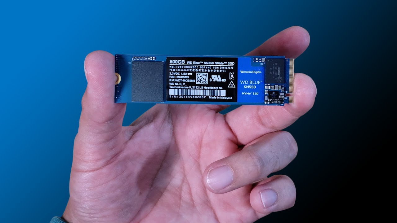 margin documentary Attach to WD Blue SN550 NVMe SSD 500GB Unboxing Gaak - YouTube