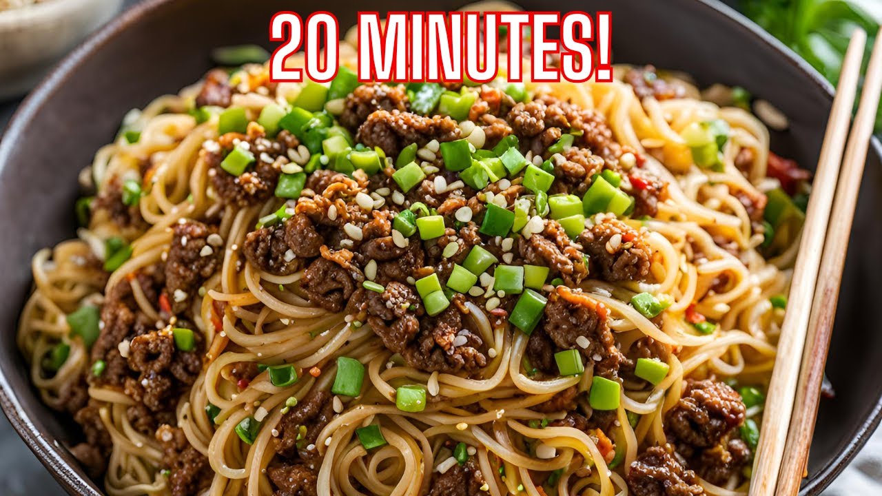 Beef Garlic Chili Noodles | Flavorful, Quick and Easy Recipe