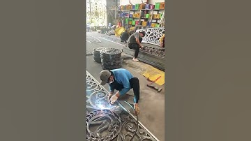 Xưởng sản xuất Lan Can Sắt Nghệ Thuật đẹp #shortvideo #art #artwork