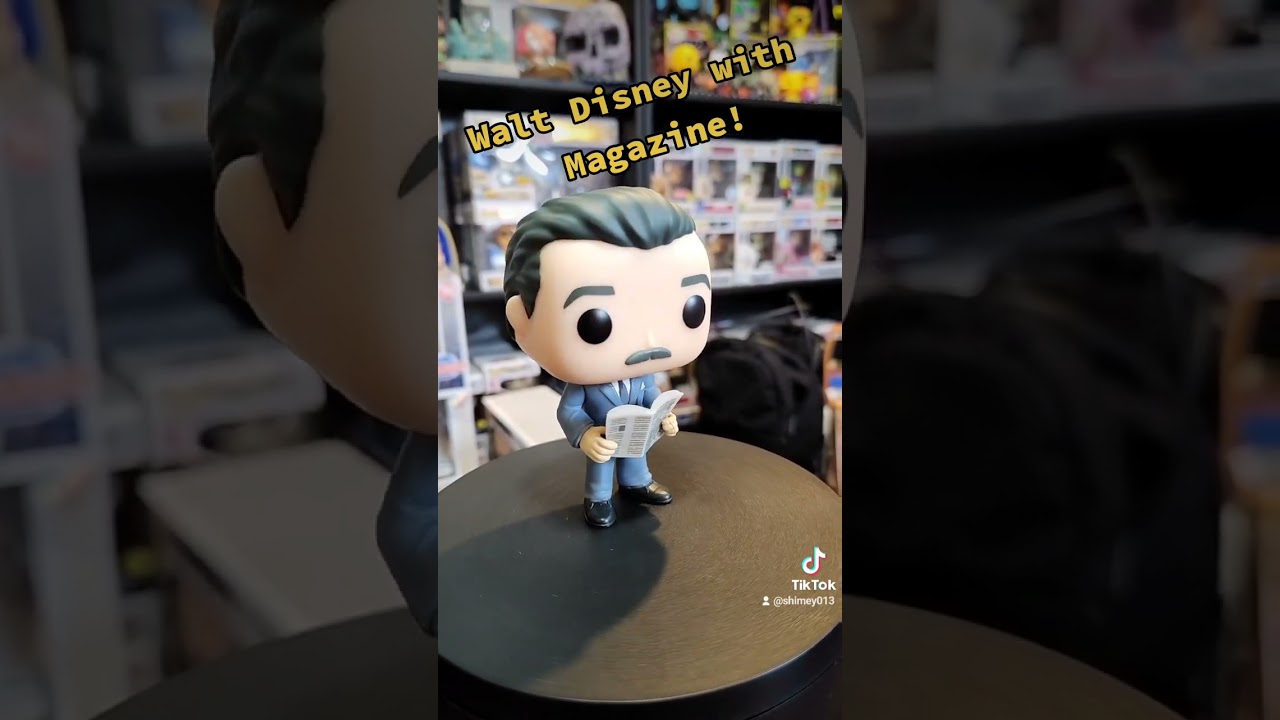 Disney Funko Pop a day. Day 7. Walt Disney with Magazine. 