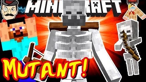 Minecraft MUTANT SKELETON! Mutant Creatures Mod Showcase!