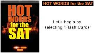 Barron's Hot Words for the SAT Flash Cards and Practice Exam screenshot 5