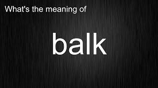 What's the meaning of \