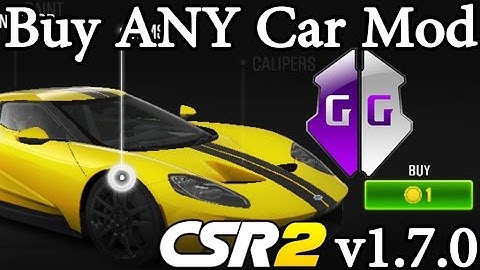 CSR2 1.7.0 - Buy Any Car Mod - Ford GT/Camaro Z28/Ferrari 599 -Android