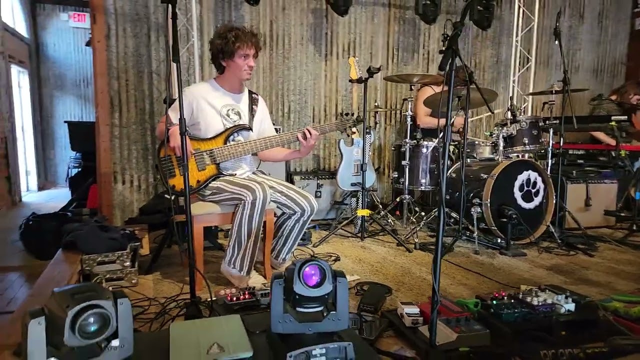 Sam Lucid and "DOGS IN A PILE" Soundcheckin' at High Rock Outfitters in Lexington, NC, May 11, 2023