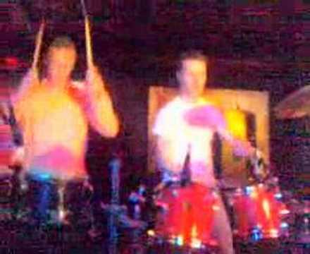sander en jeff on the drums