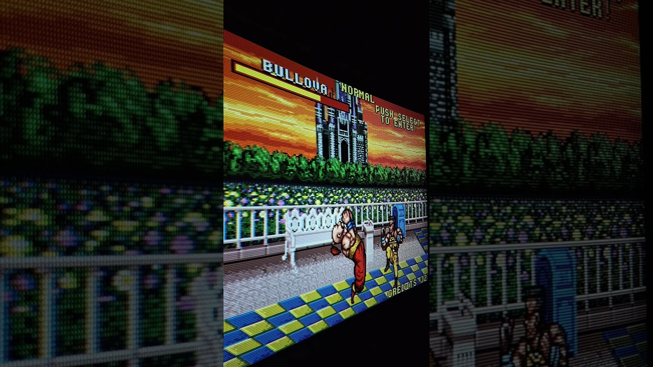 TOSHIBA 20AF46 - RGB SCART MOD - SNES - THE COMBATRIBES - 