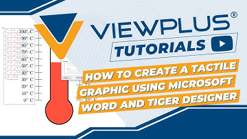 Thermometer Braille | Create a Tactile Graphic Using Microsoft Word and Tiger Designer