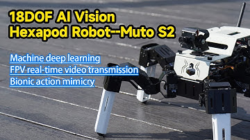 18DOF Muto S2 Hexapod Robot for Raspberry Pi and NVIDIA Jetson NANO