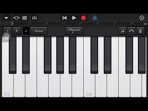 My friend play the piano and do this song