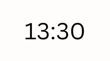 13 Minutes 30 Seconds countdown Timer - 5 Second Beep at the end